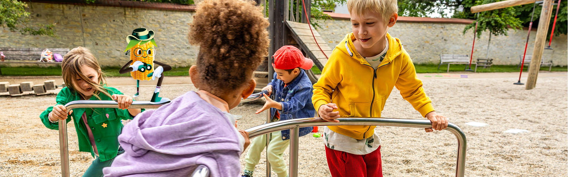 Kids in a playground
