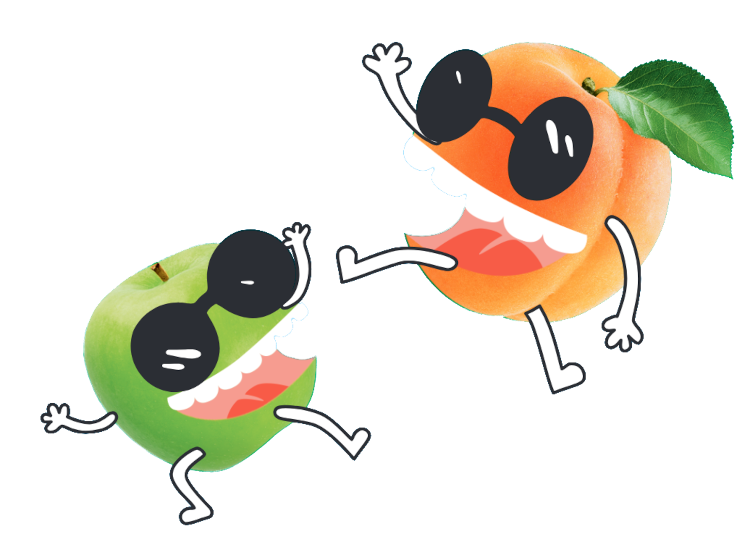 Goodies Decoration Apricot Green Apple