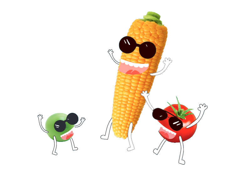 Goodies Decoration Corn Tomato Pea