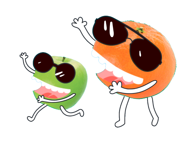 Goodies Decoration Mandarin Green Apple