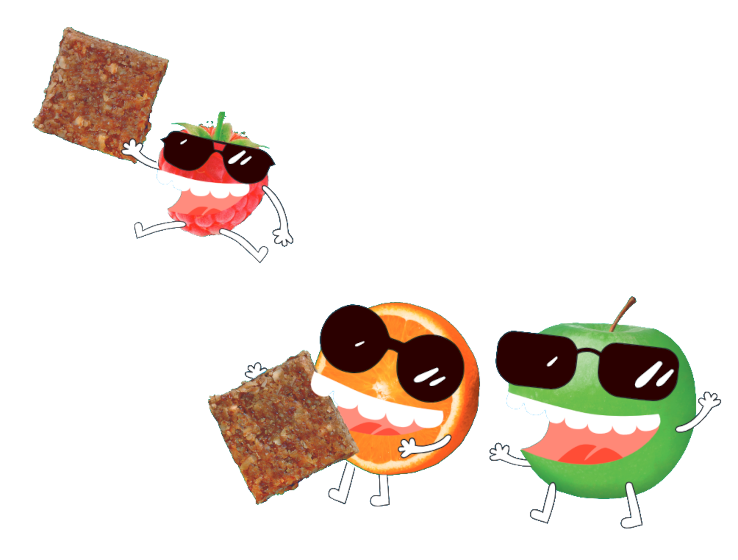 Goodies Decoration Orange Green Apple Raspberry