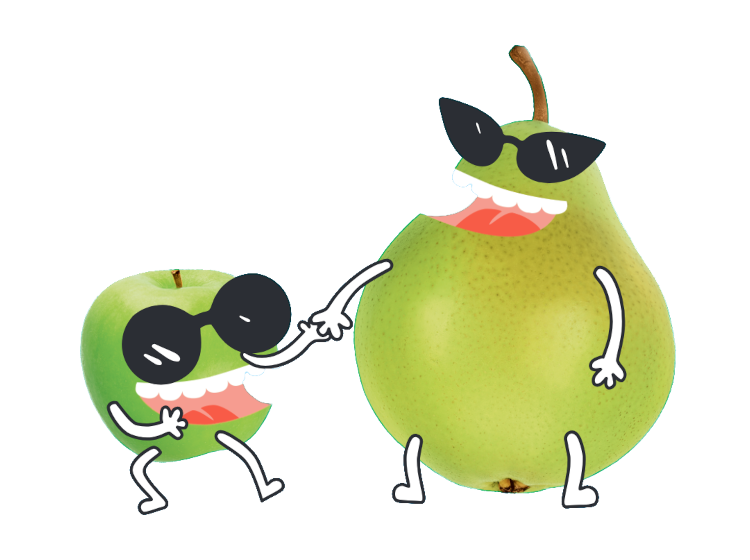 Goodies Decoration Pear Green Apple