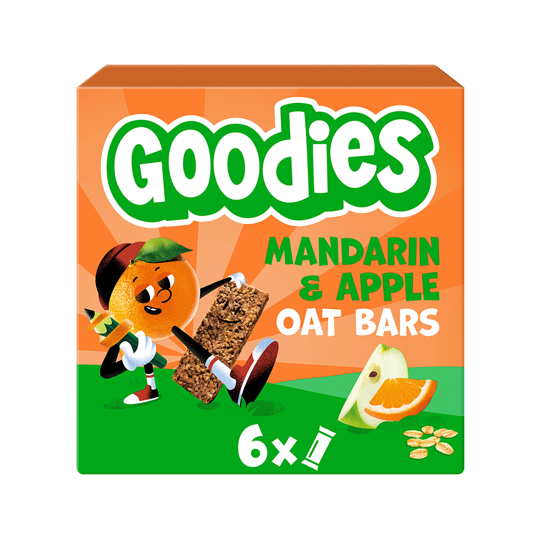 Goodies Mandarin & Apple Oat Bars 