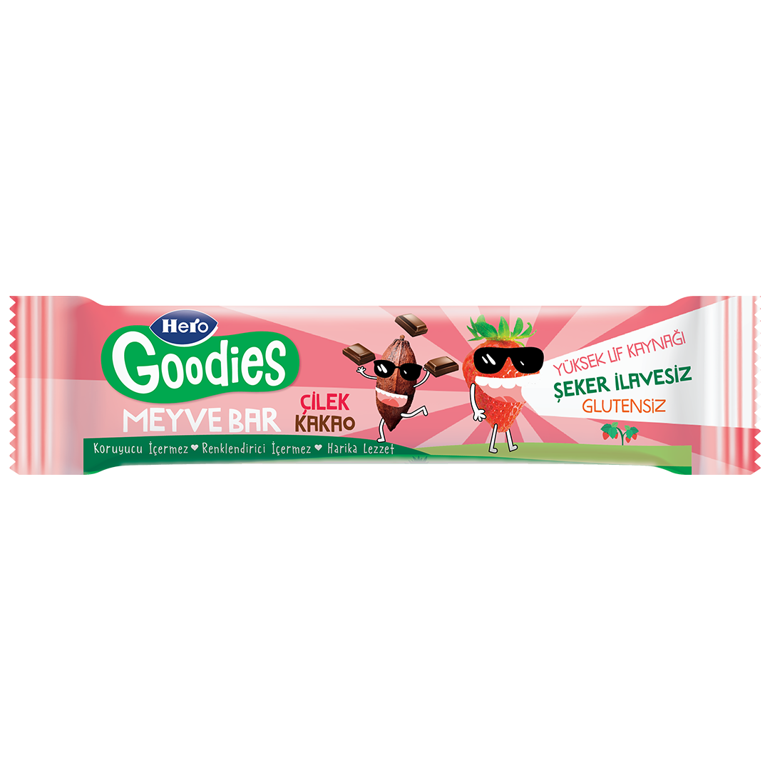Çilek Kakao Meyve Bar