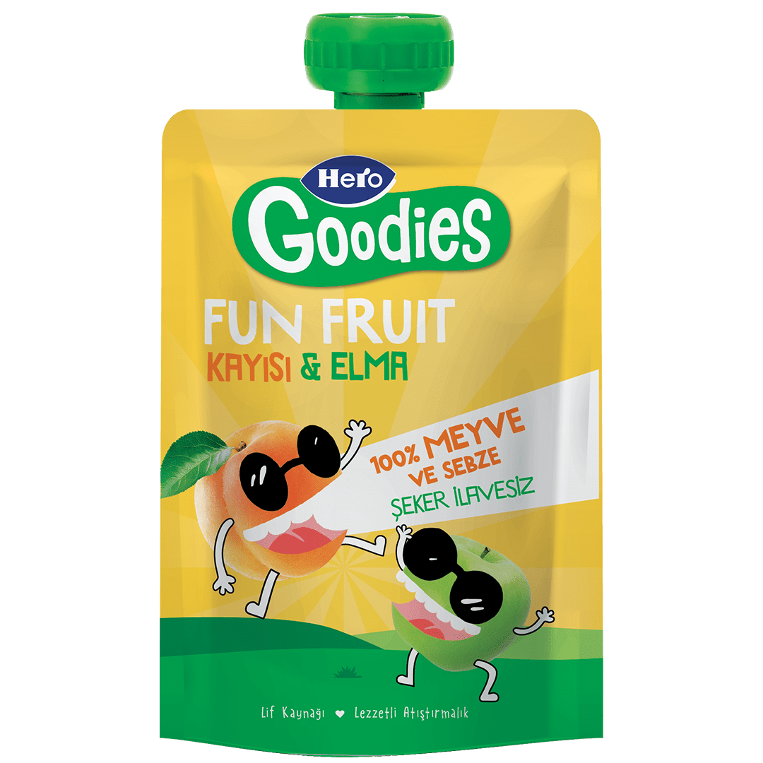 Kayısılı ve Elmalı Meyve Püresi 