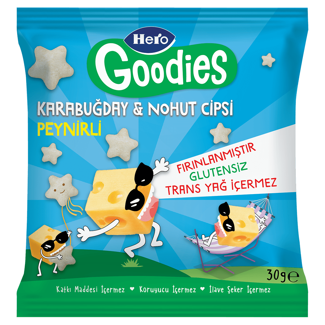 Peynir Tadında Karabuğday ve Nohut Cipsi 