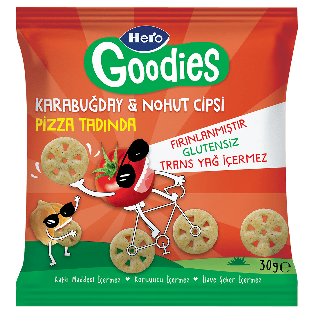 Pizza Tadında Karabuğday ve Nohut Cipsi 