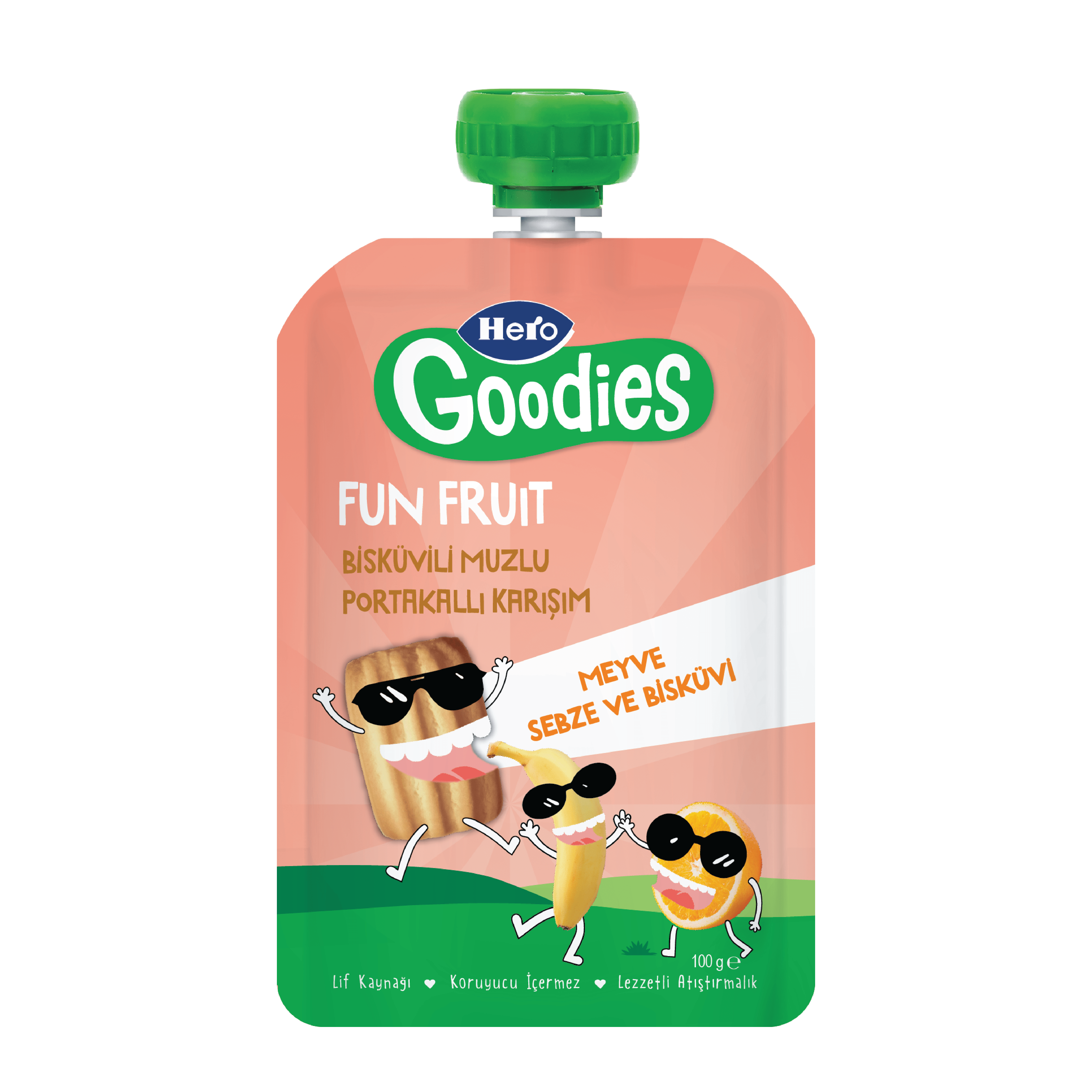 Bisküvi Muz Portakal