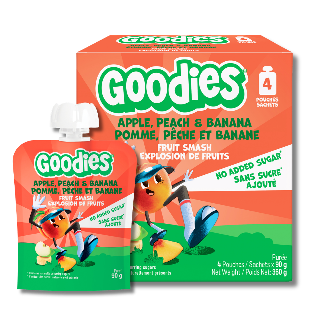 Goodies Fruit Smash - apple, peach & banana