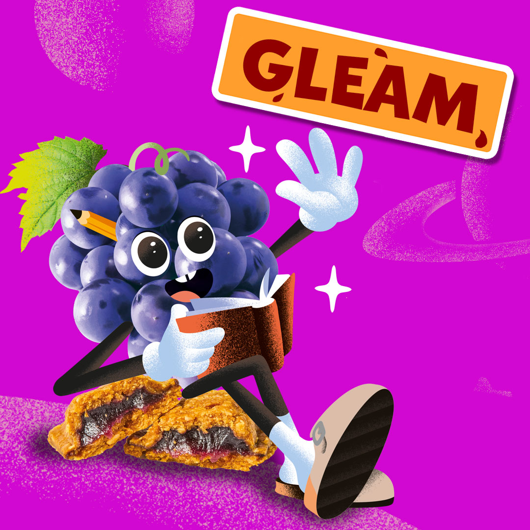 a bookish grape named gleam