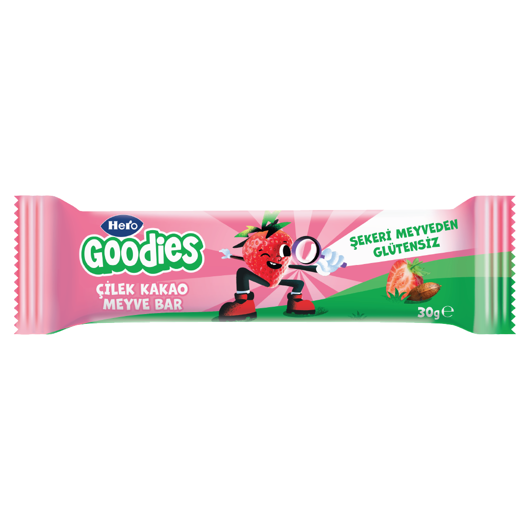 Çilek Kakao Meyve Bar