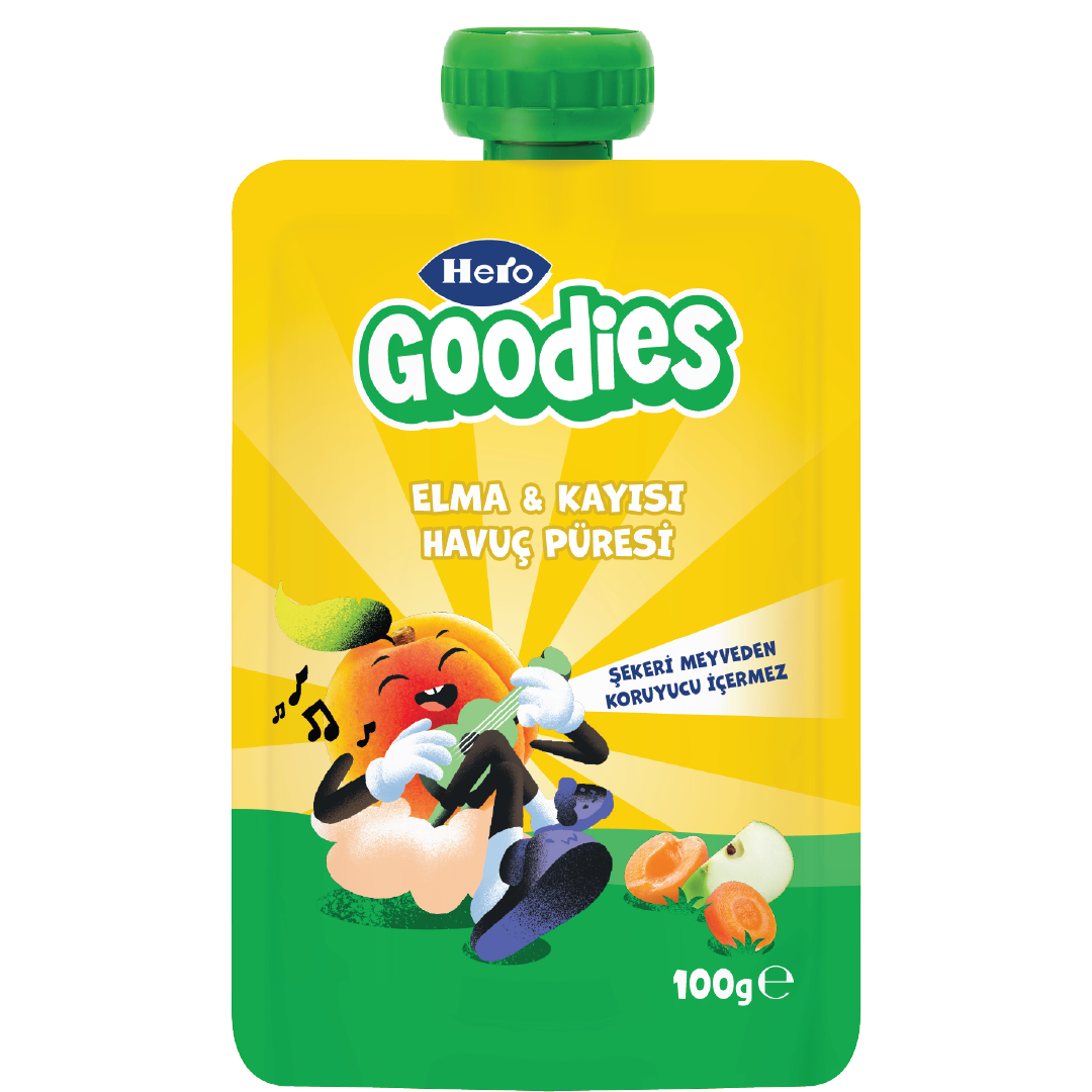 Kayısılı ve Elmalı Havuç Püresi