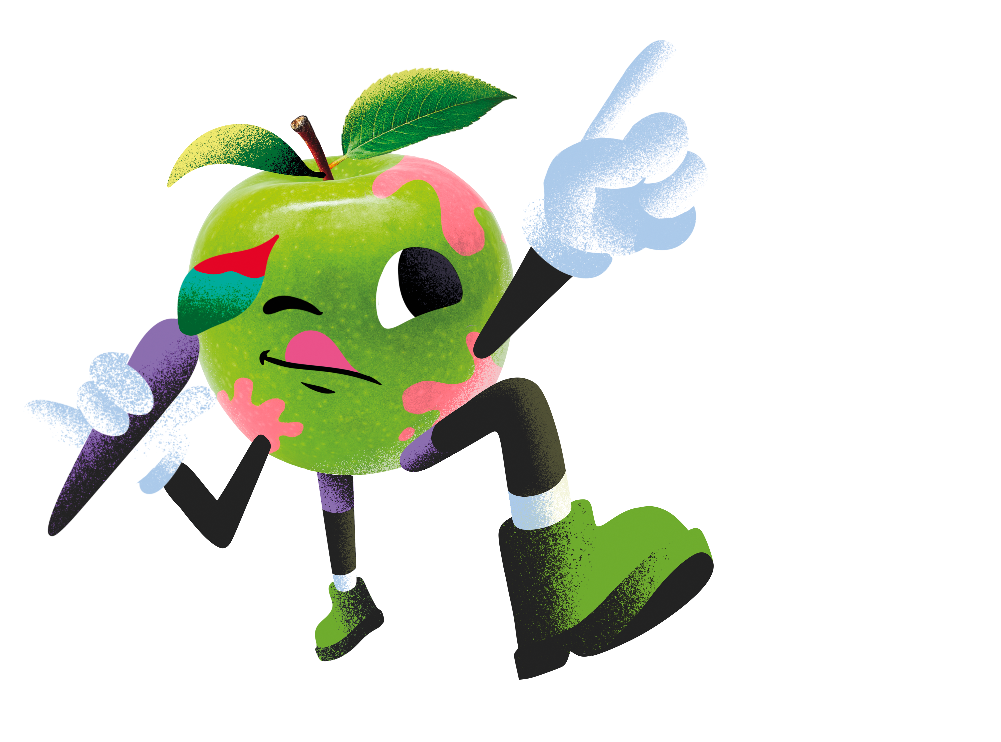 Goodies apple character